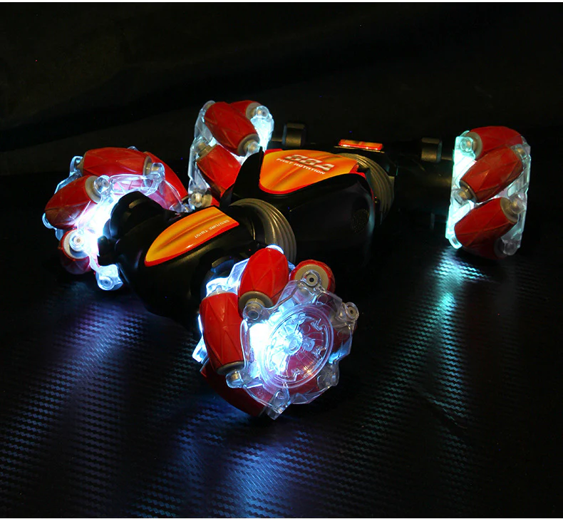 LED Hand Gesture Remote Control Twister Stunt Car (Red) - Image 7