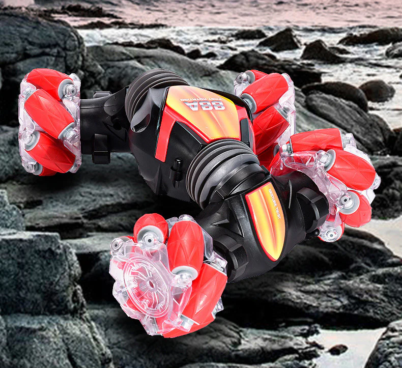 LED Hand Gesture Remote Control Twister Stunt Car (Red) - Image 9
