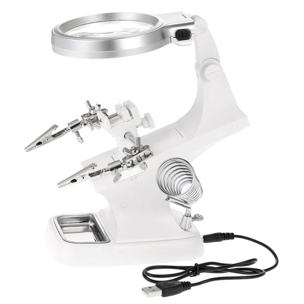 LED Magnifying Lamp Desk Light & Magnifier - Image 8