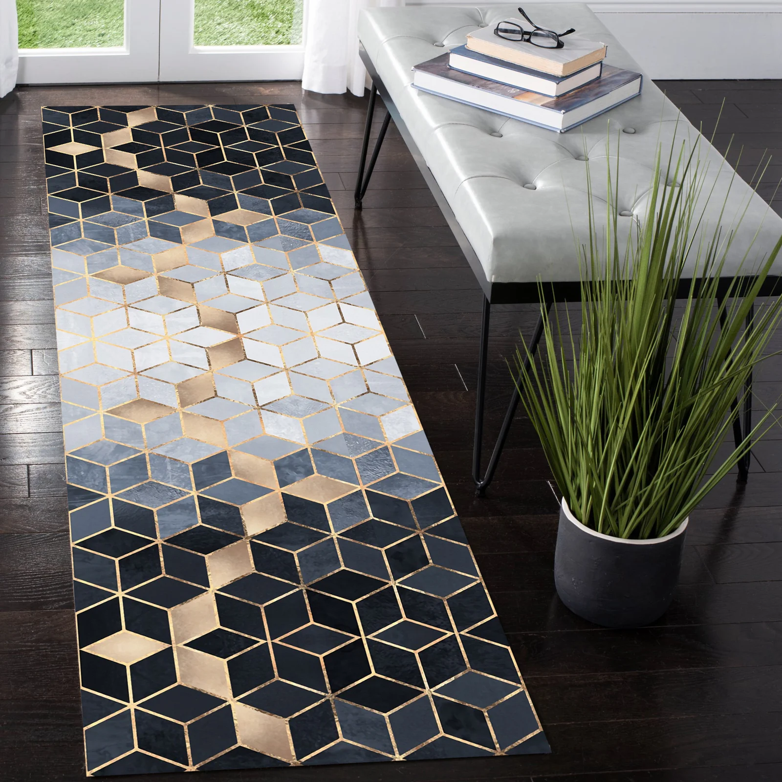 Lumina Hallway Runner Area Rug Carpet Mat (80 x 300) - Image 4
