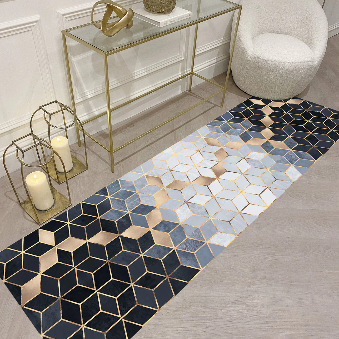 Lumina Hallway Runner Area Rug Carpet Mat (80 x 300) - Image 9