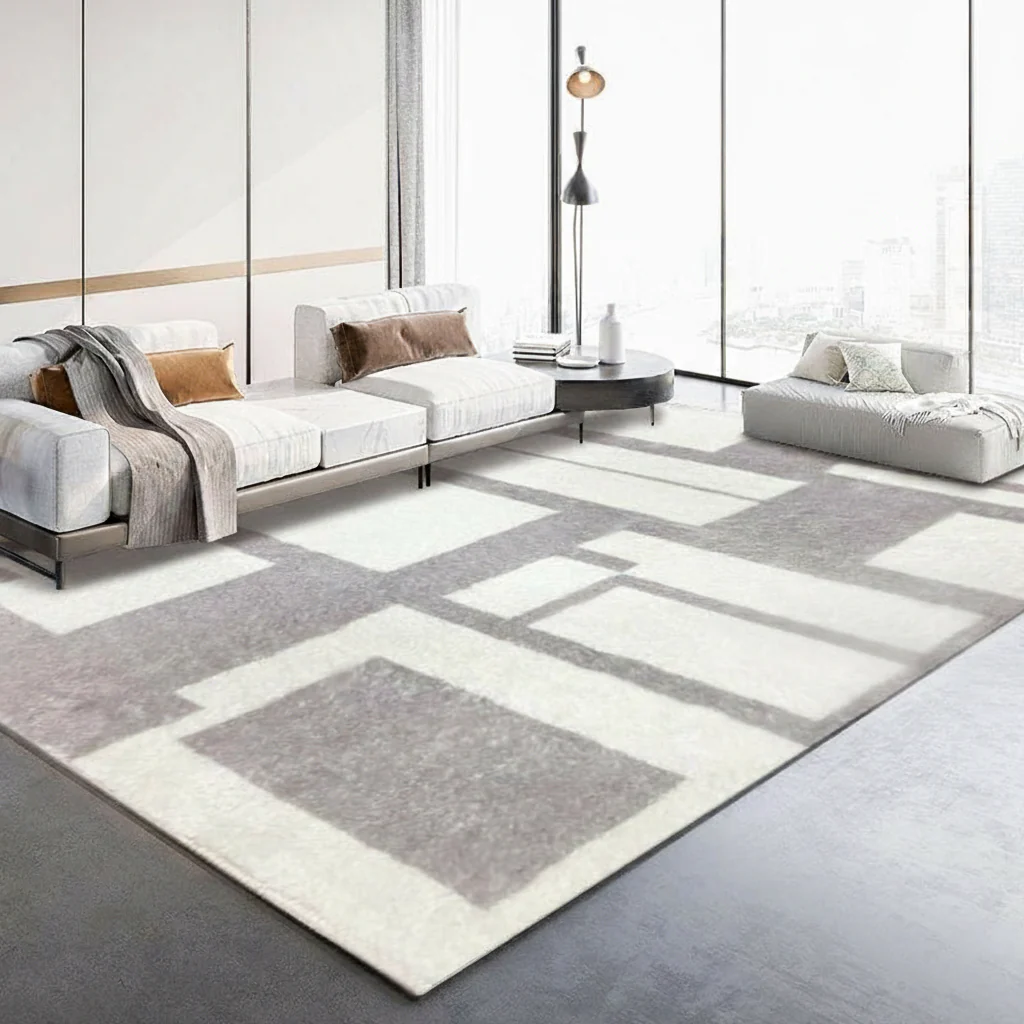 Lush Plush Balance Bedroom/Living Room Cotton Carpet Area Rug (200 x 140) - Image 7