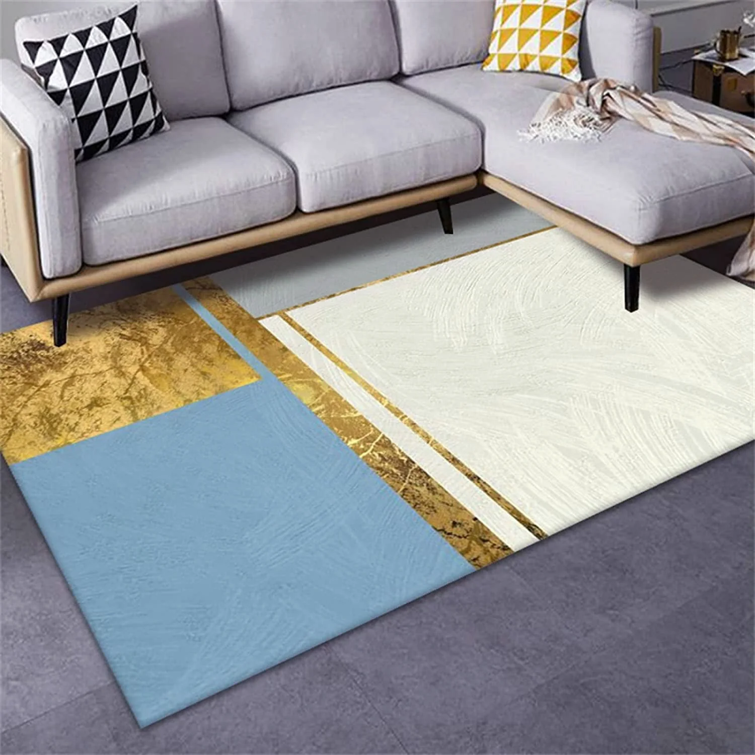 Lush Plush Brilliant Bedroom/Living Room Designer Carpet Area Rug (160 x 120) - Image 7