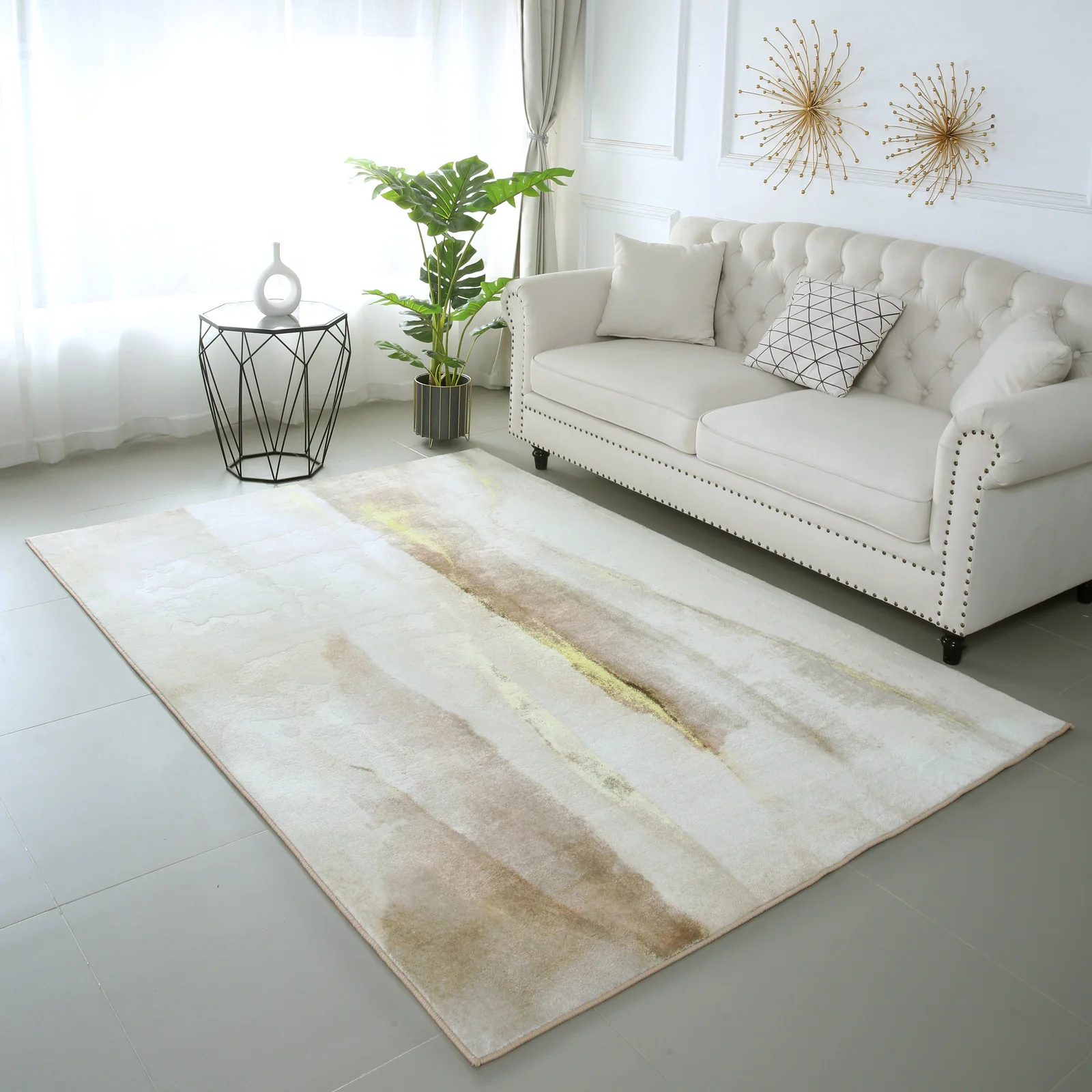 Lush Plush Divine Bedroom/Living Room Cotton Carpet Area Rug (180 x 100) - Image 13
