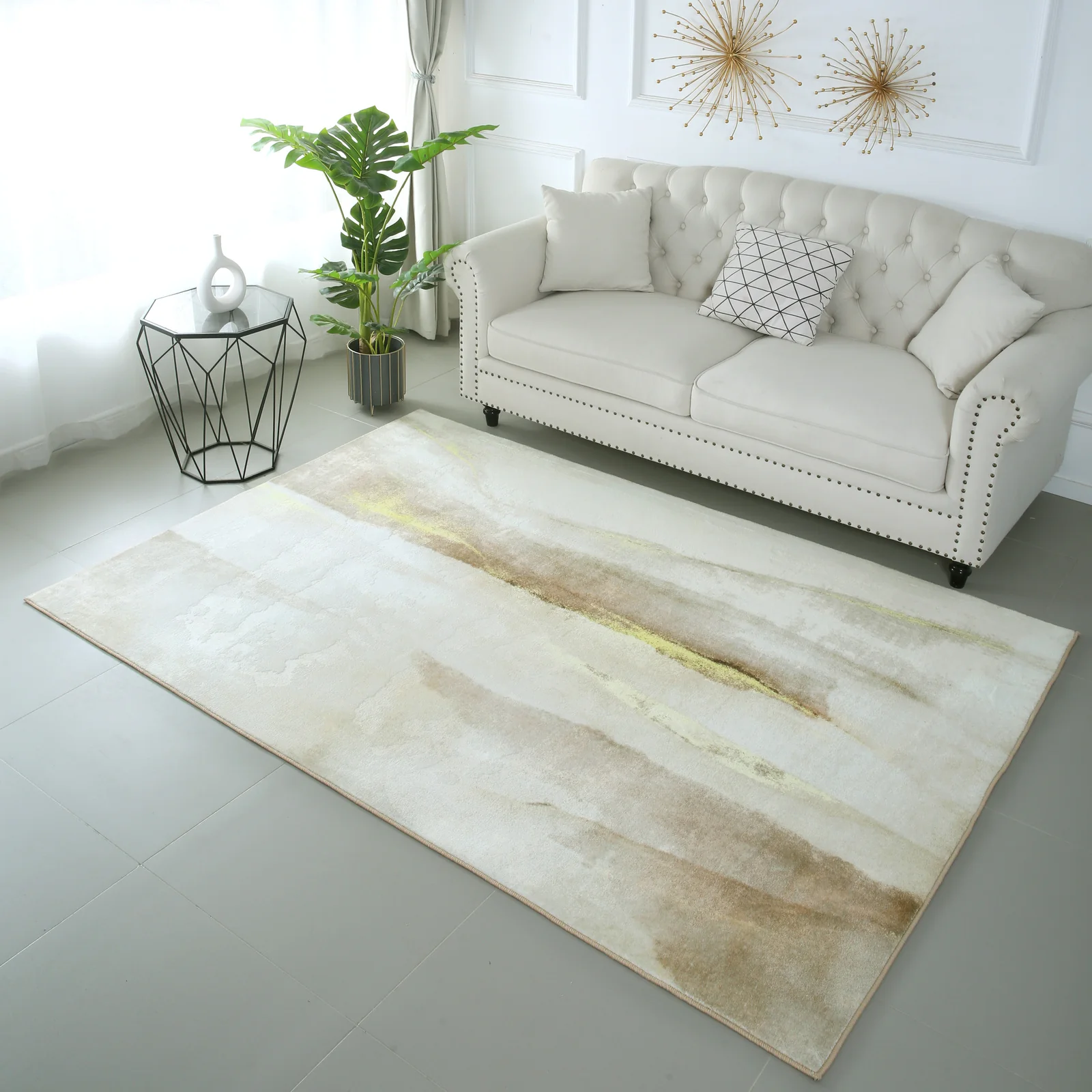 Lush Plush Divine Bedroom/Living Room Cotton Carpet Area Rug (180 x 100) - Image 14