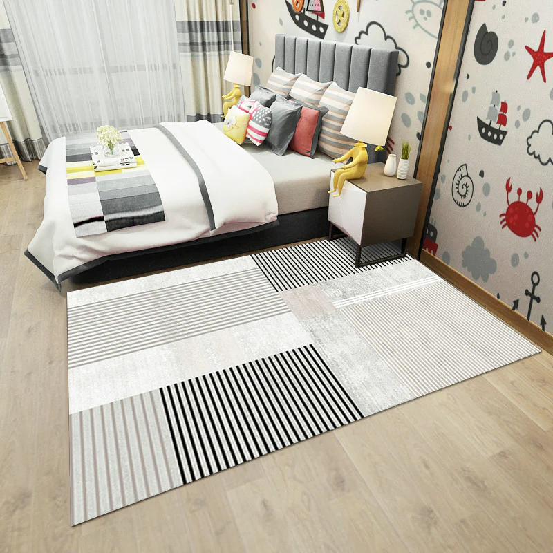 Lush Plush Reflection Bedroom/Living Room Cotton Carpet Area Rug (160 x 120) - Image 13