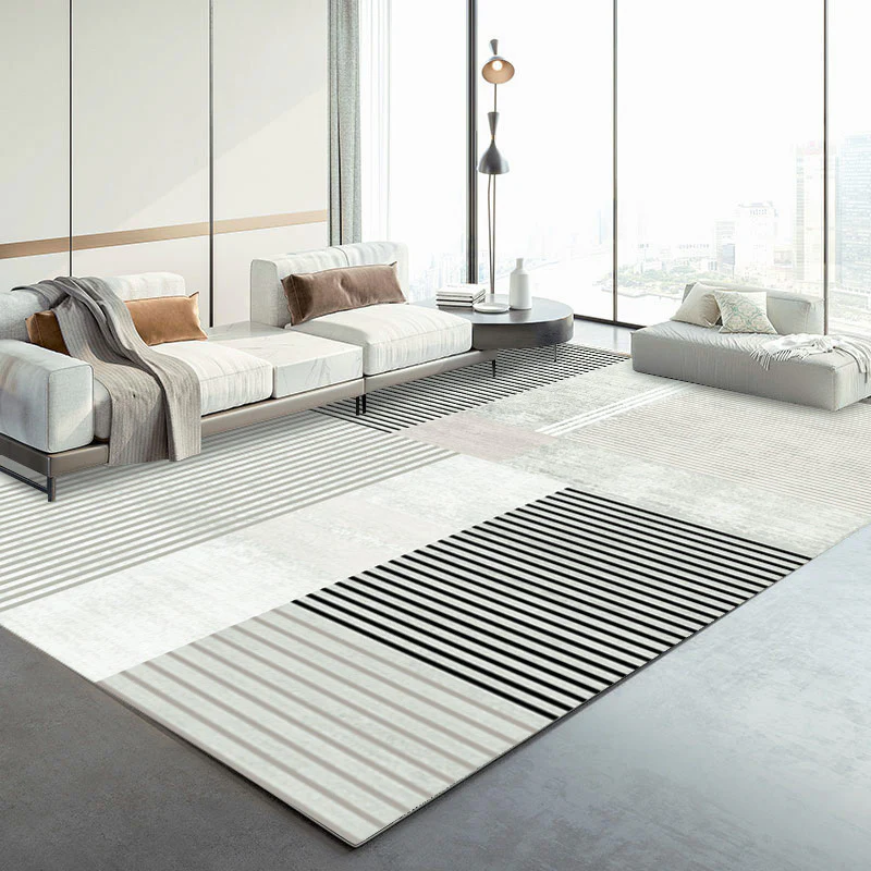 Lush Plush Reflection Bedroom/Living Room Cotton Carpet Area Rug (160 x 120) - Image 5