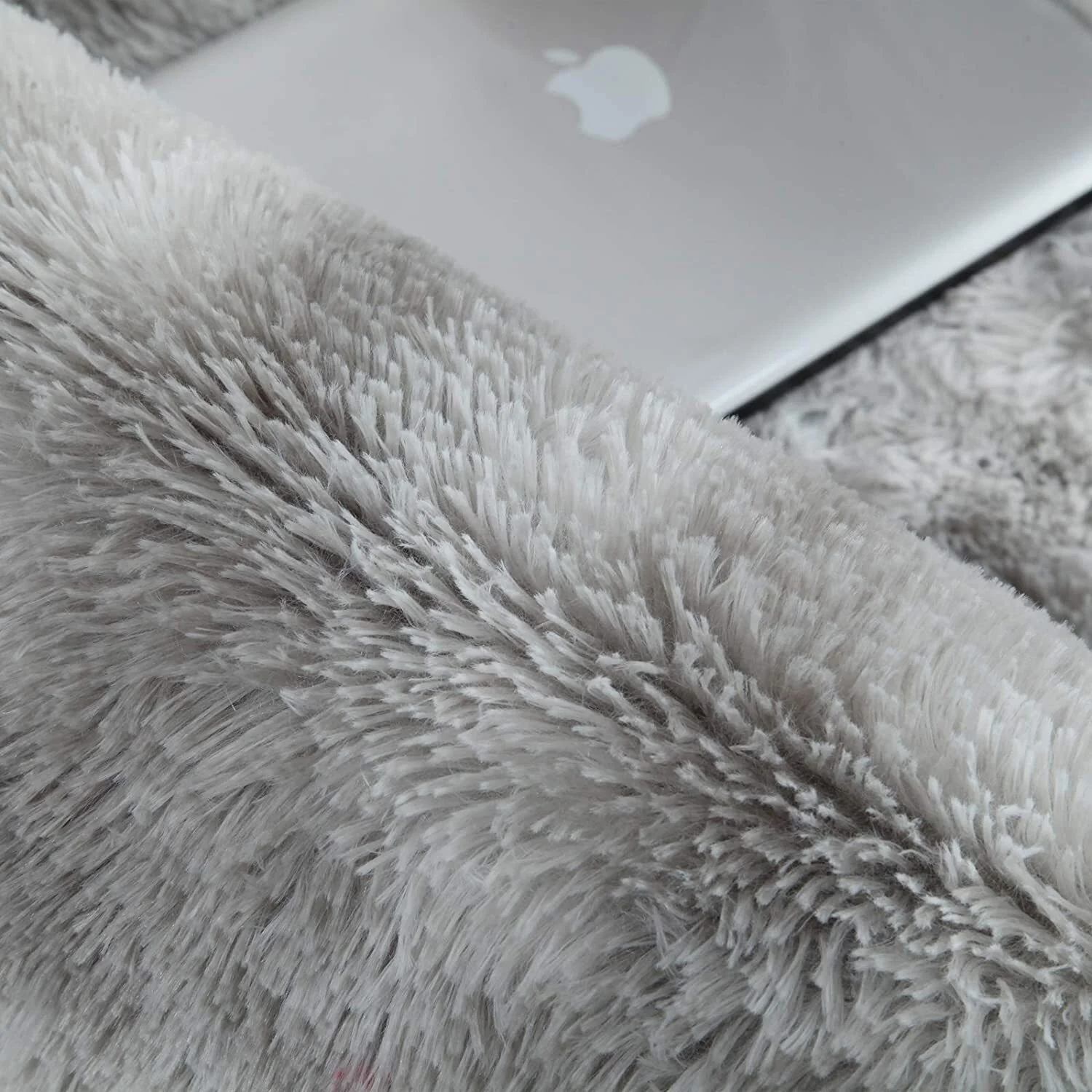 Luxe Bedroom/Living Room Comfortable Shag Rug (200 x 140, Platinum) - Image 11