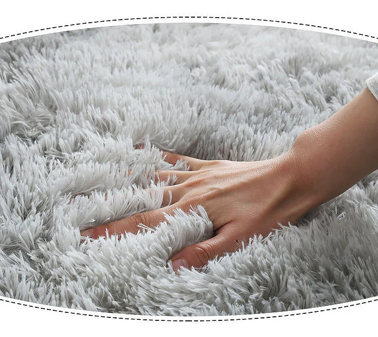 Luxe Bedroom/Living Room Comfortable Shag Rug (200 x 140, Platinum) - Image 16