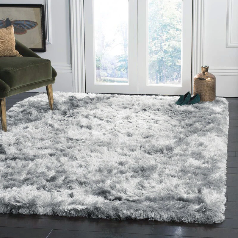 Luxe Bedroom/Living Room Comfortable Shag Rug (200 x 140, Platinum) - Image 19