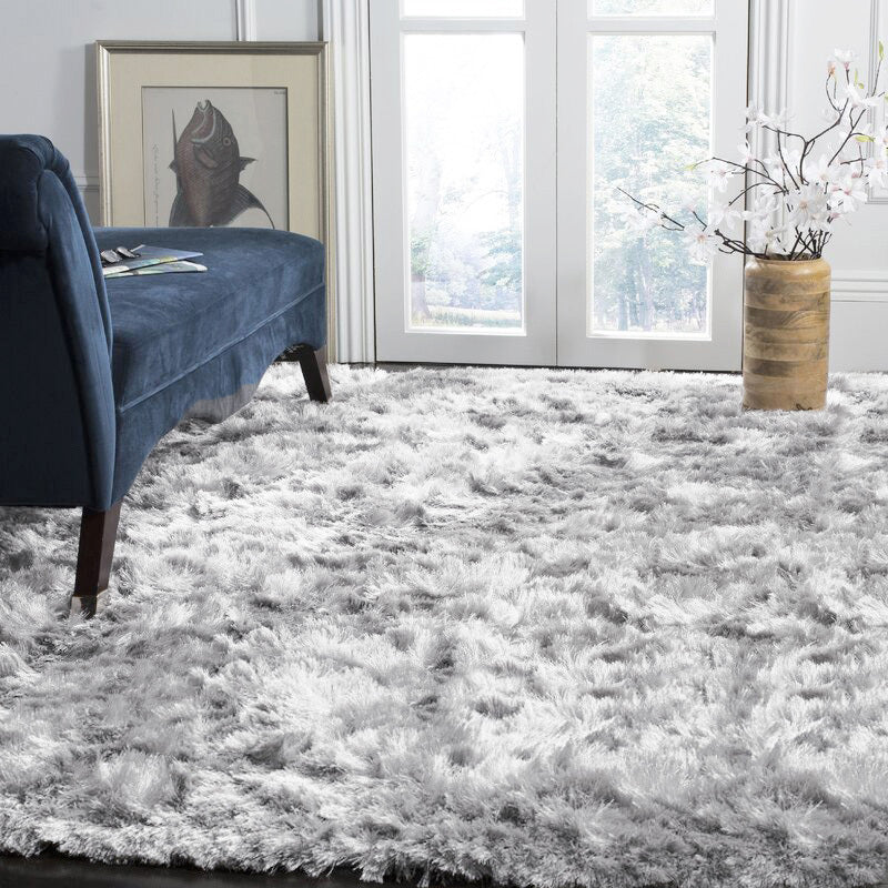 Luxe Bedroom/Living Room Comfortable Shag Rug (200 x 140, Platinum) - Image 24
