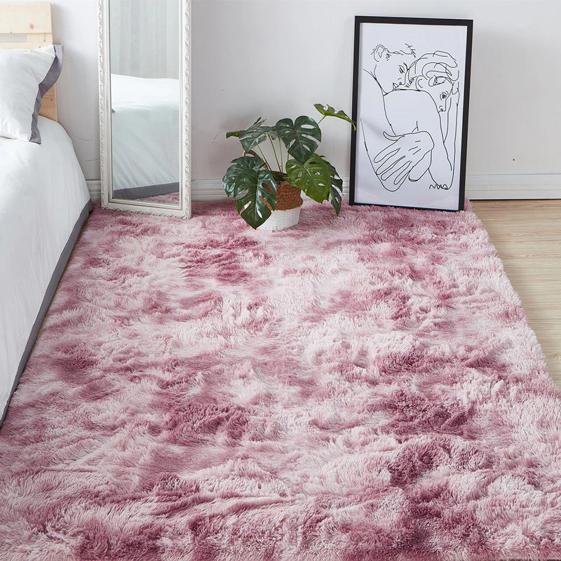 Luxe Bedroom/Living Room Comfortable Shag Rug (Plum, 200 x 140) - Image 10