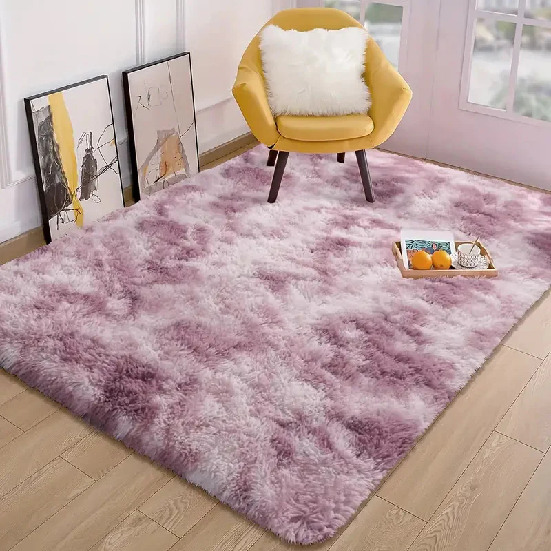 Luxe Bedroom/Living Room Comfortable Shag Rug (Plum, 200 x 140) - Image 18