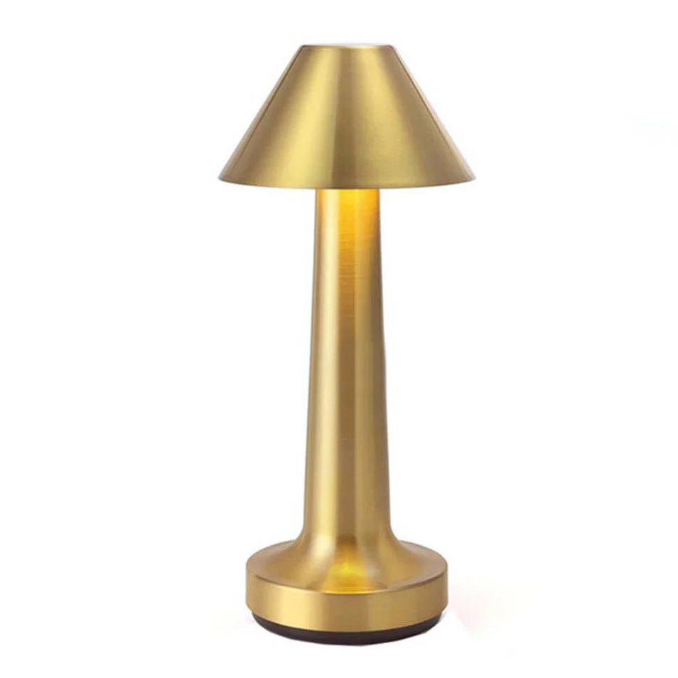 Luxe Designer LED Table Lamp Cordless Touch Sensor Night Light (Gold) - Image 13
