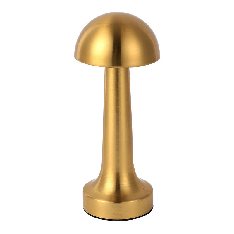 Luxe Designer LED Table Lamp Cordless Touch Sensor Night Light (Gold, Dome) - Image 6
