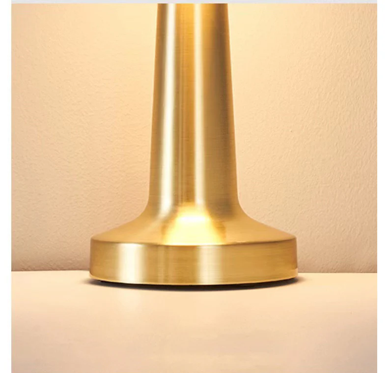 Luxe Designer LED Table Lamp Cordless Touch Sensor Night Light (Gold, Dome) - Image 14