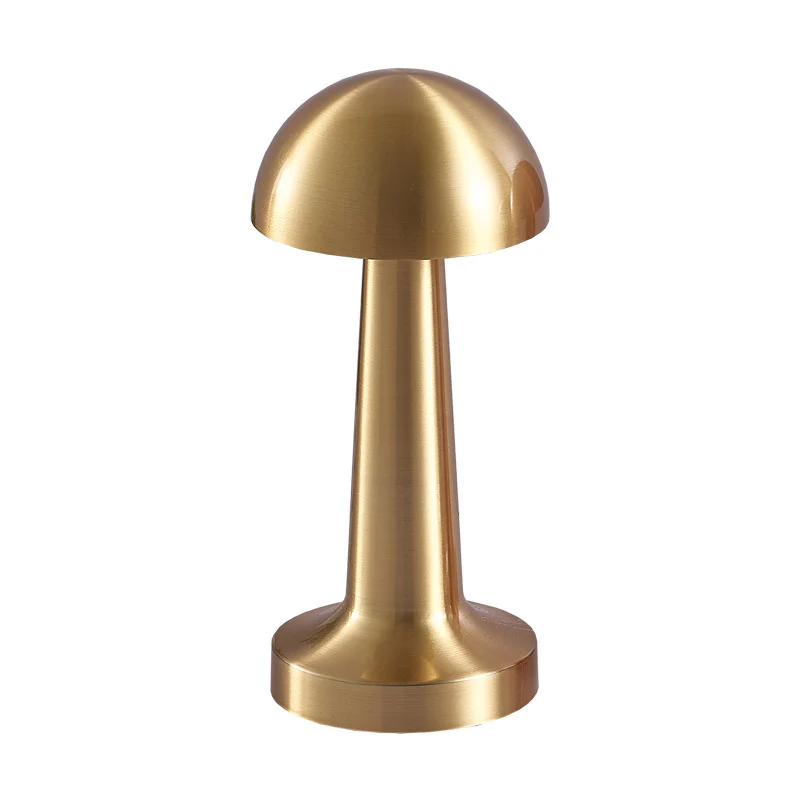 Luxe Designer LED Table Lamp Cordless Touch Sensor Night Light (Gold, Dome) - Image 8