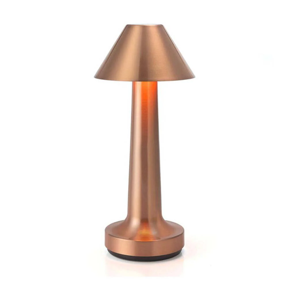Luxe Designer LED Table Lamp Cordless Touch Sensor Night Light (Rose Gold) - Image 11