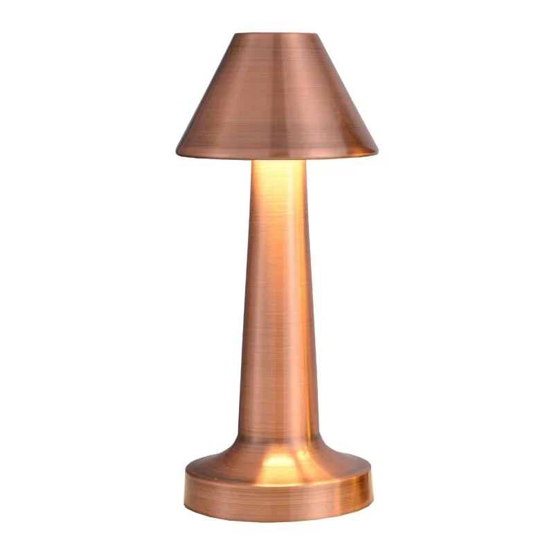 Luxe Designer LED Table Lamp Cordless Touch Sensor Night Light (Rose Gold) - Image 4