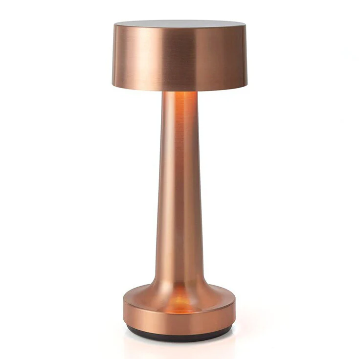 Luxe Designer LED Table Lamp Cordless Touch Sensor Night Light (Rose Gold) - Image 9