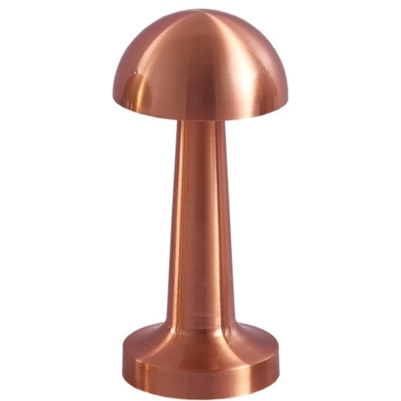 Luxe Designer LED Table Lamp Cordless Touch Sensor Night Light (Rose Gold, Dome) - Image 3