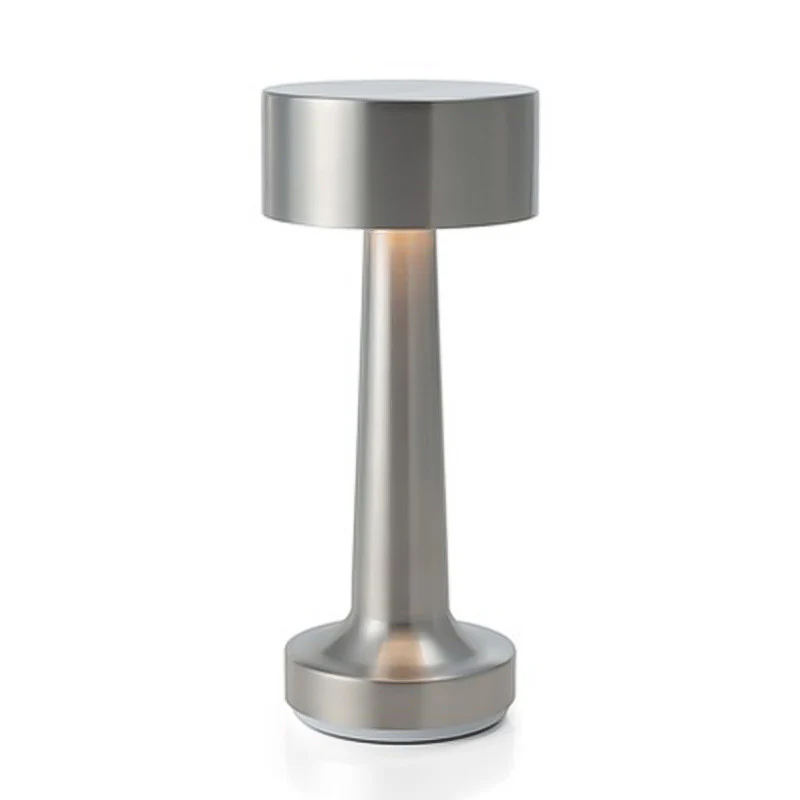 Luxe Designer LED Table Lamp Cordless Touch Sensor Night Light (Silver) - Image 10