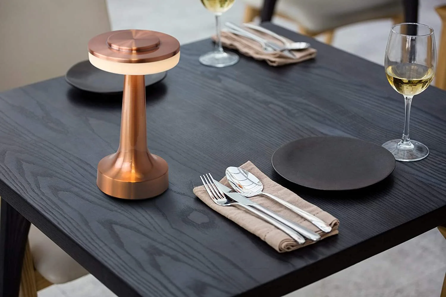 Luxe LED Table Lamp Portable Cordless Touch Sensor Night Light (Rose Gold) - Image 13