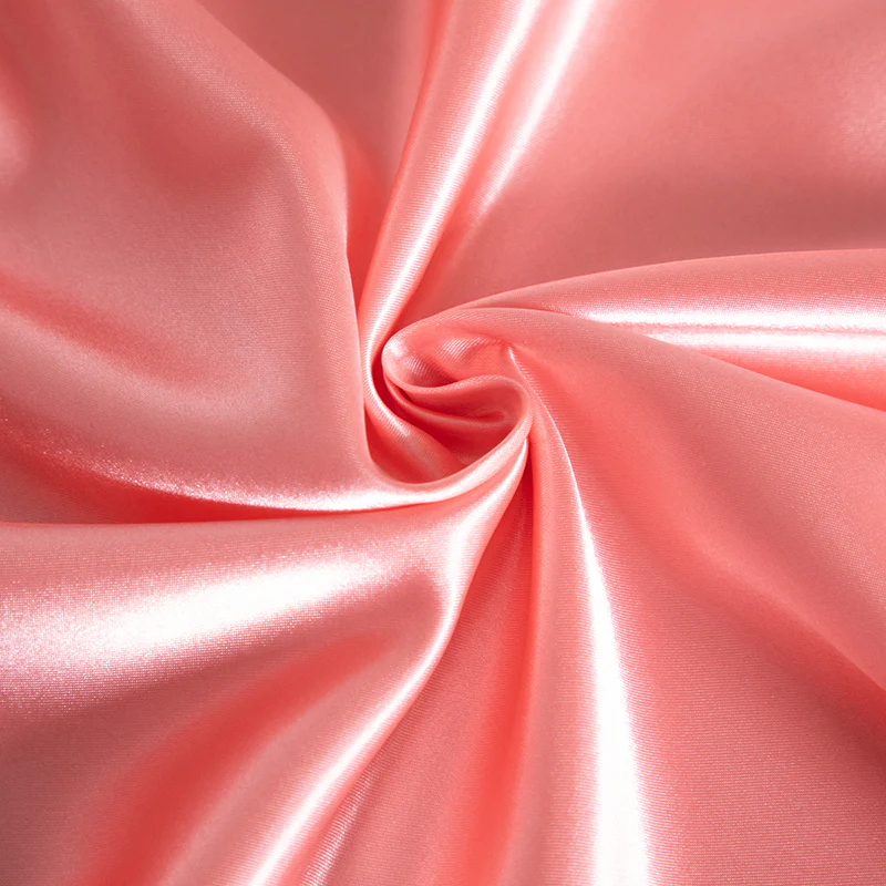 Luxury 4-Piece Silky Satin Flat Fitted Sheets Pillowcase Bed Set (Rose Gold, Double) - Image 5