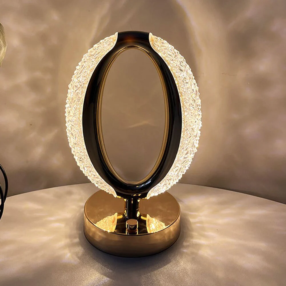 Luxury Crystal Designer LED Table Lamp Night Light - Image 3