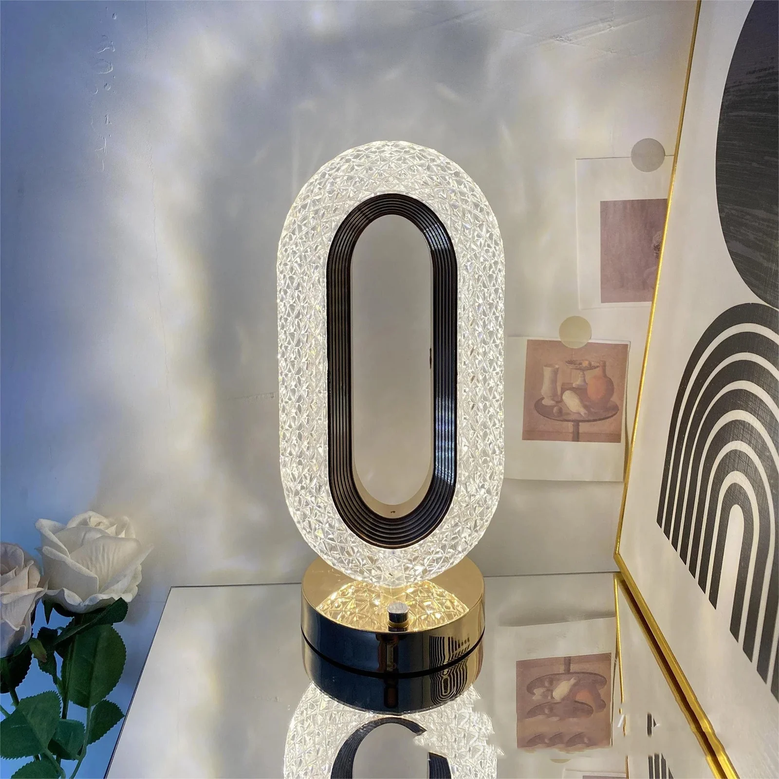 Luxury Crystal Designer LED Table Lamp Night Light - Image 15