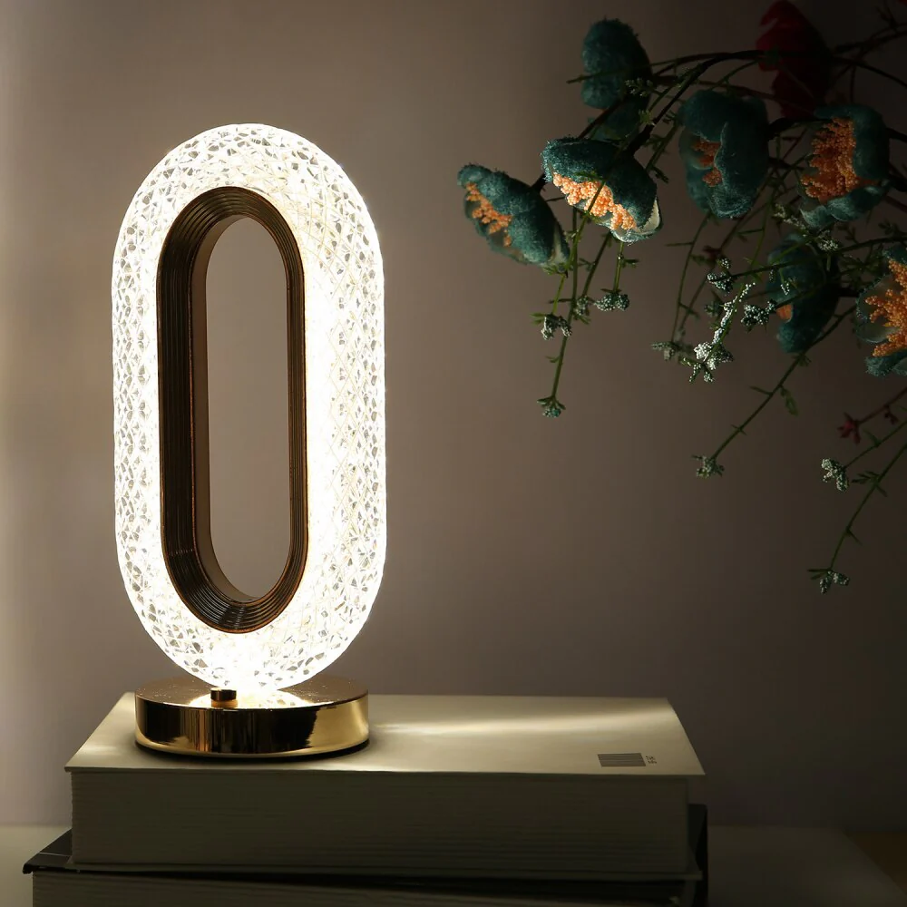 Luxury Crystal Designer LED Table Lamp Night Light - Image 5