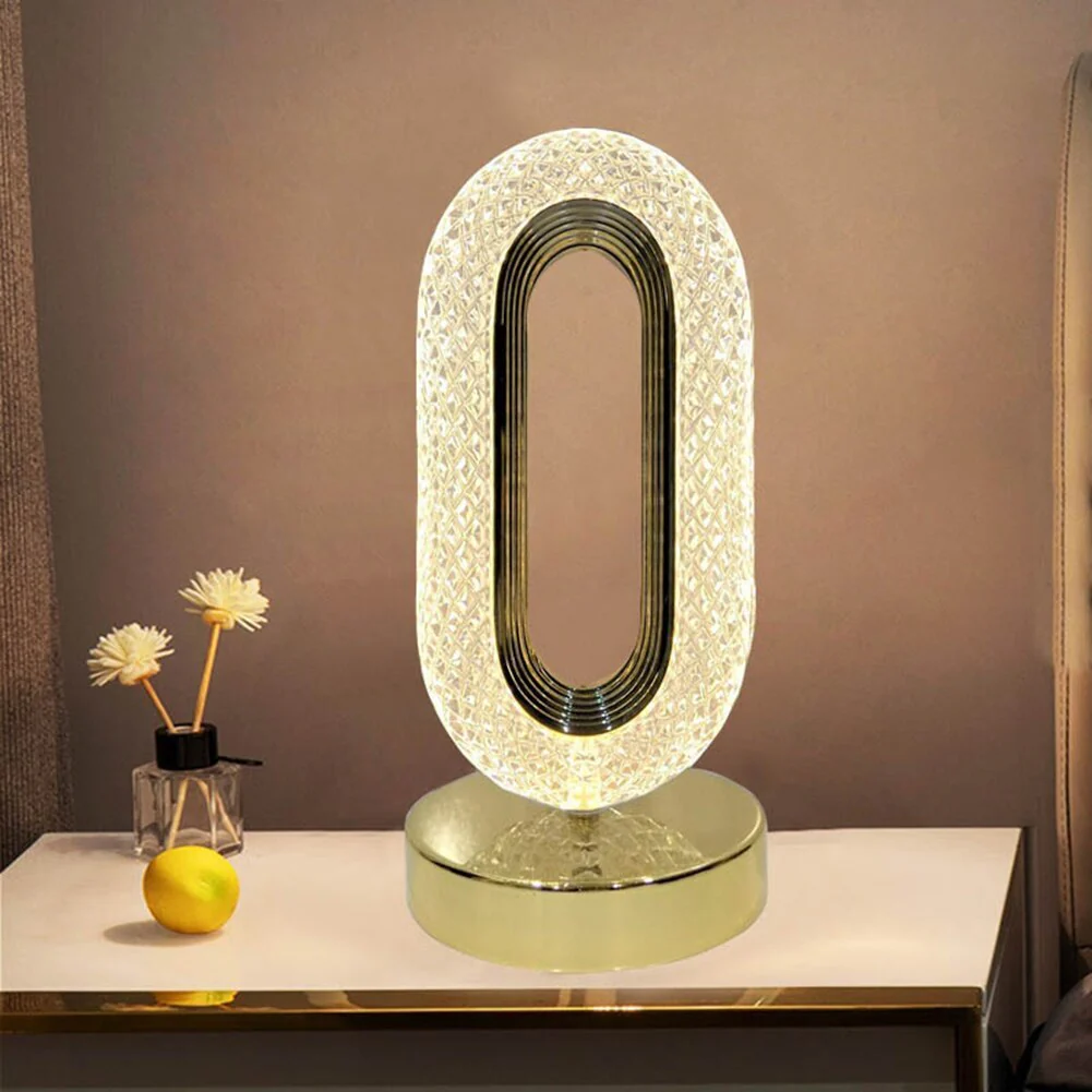 Luxury Crystal Designer LED Table Lamp Night Light - Image 6