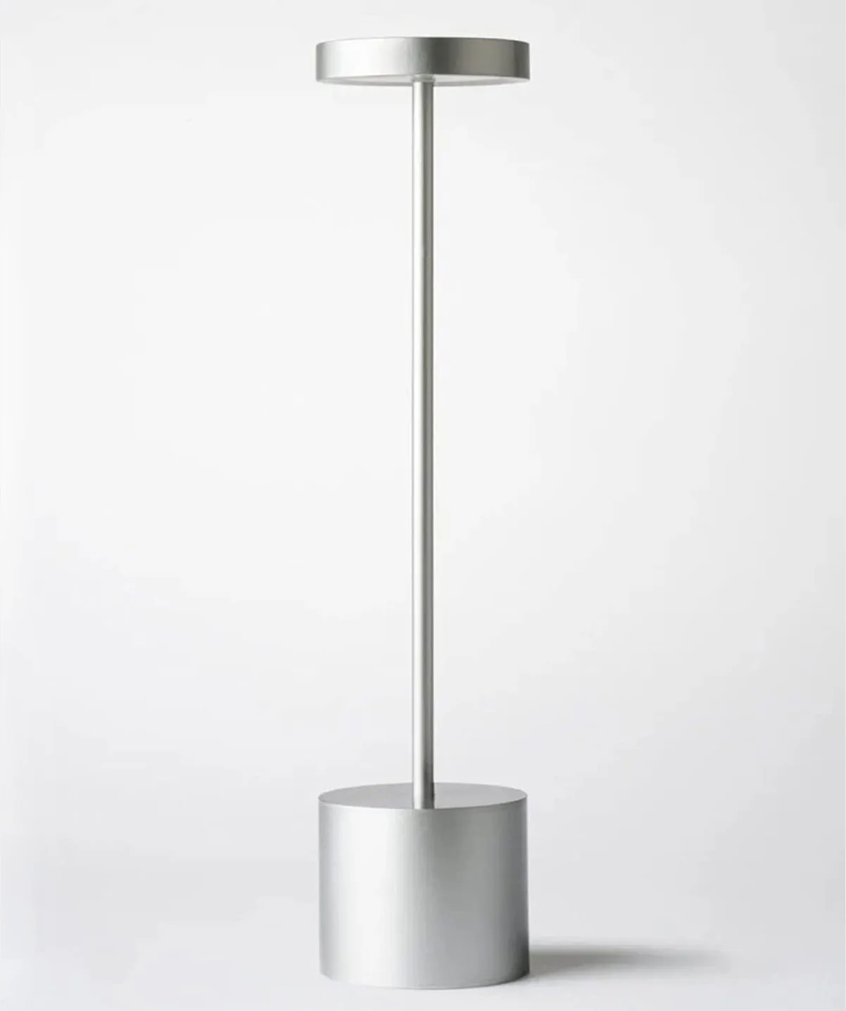 Luxury Designer LED Metal Tall Table Lamp Cordless Touch Sensor Night Light (Silver) - Image 5