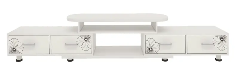 Luxury High Gloss Adjustable Cabinet Sleek Modern Storage Solution - Image 5