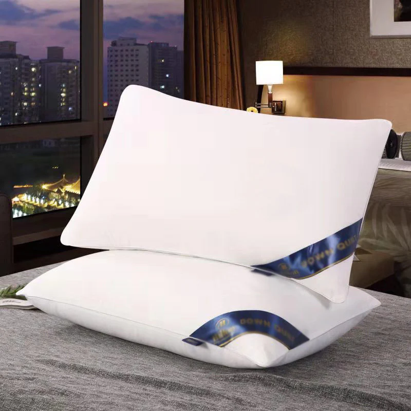 Luxury Hotel Standard Size High Profile Pillow (White) - Image 8