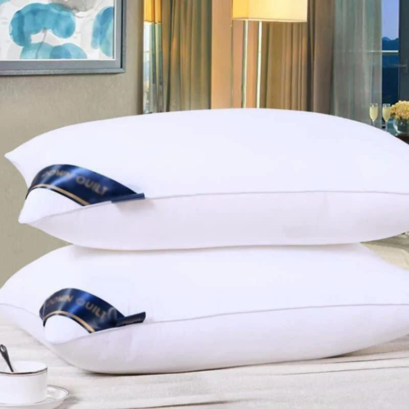 Luxury Hotel Standard Size Low Profile Pillow (White) - Image 5