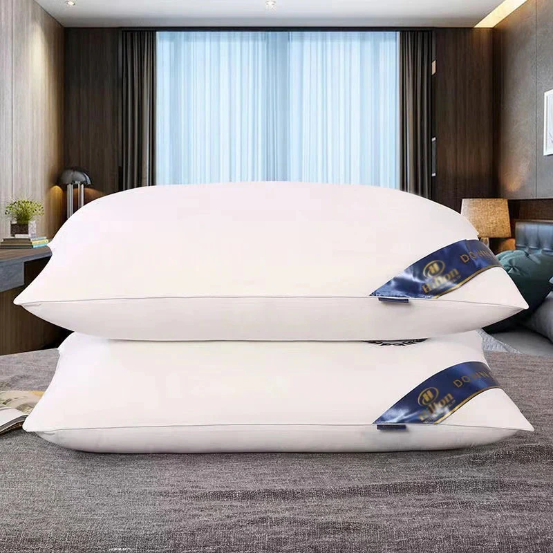 Luxury Hotel Standard Size Medium Profile Pillow (White) - Image 9