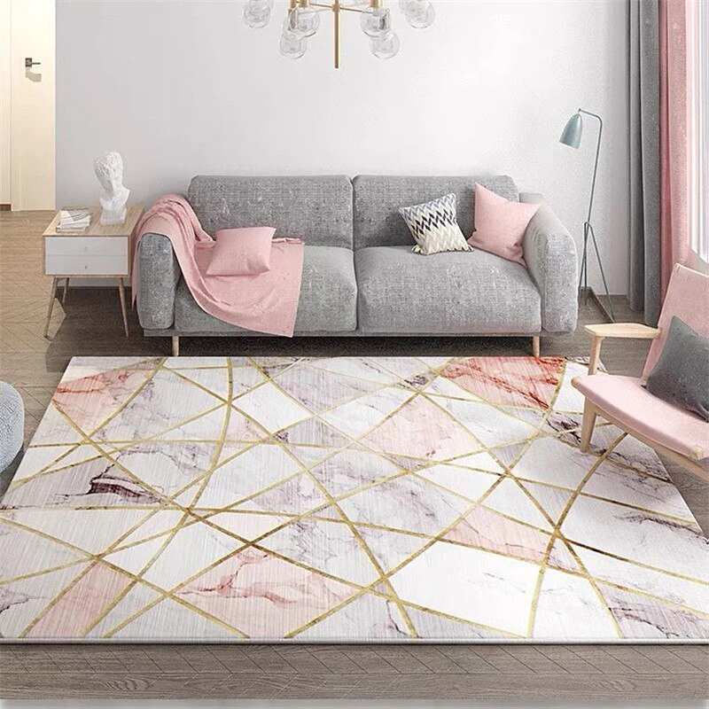 Luxury Marble Pattern Rug Carpet Mat (160 x 120) - Image 10