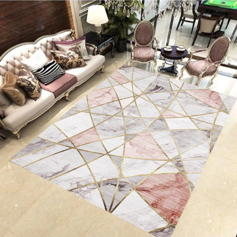 Luxury Marble Pattern Rug Carpet Mat (160 x 120) - Image 14