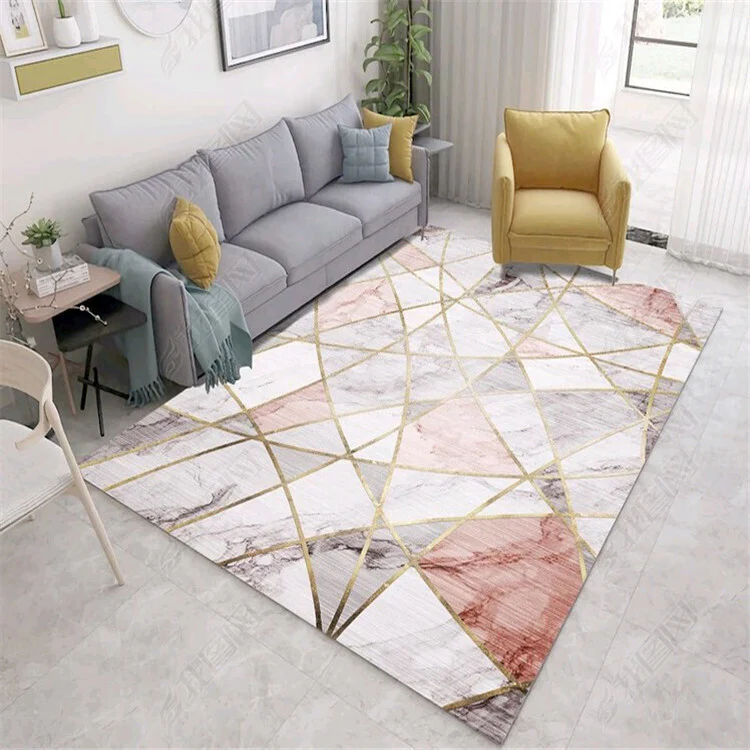 Luxury Marble Pattern Rug Carpet Mat (160 x 120) - Image 18