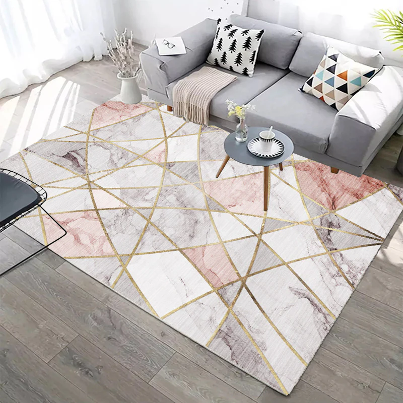 Luxury Marble Pattern Rug Carpet Mat (160 x 120) - Image 19