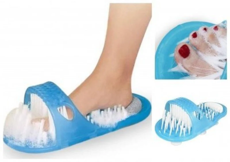 Magic Easy Exfoliating Foot Massage Slipper Cleaner Scrubber Exfoliates Feet in Shower Spa - Image 7