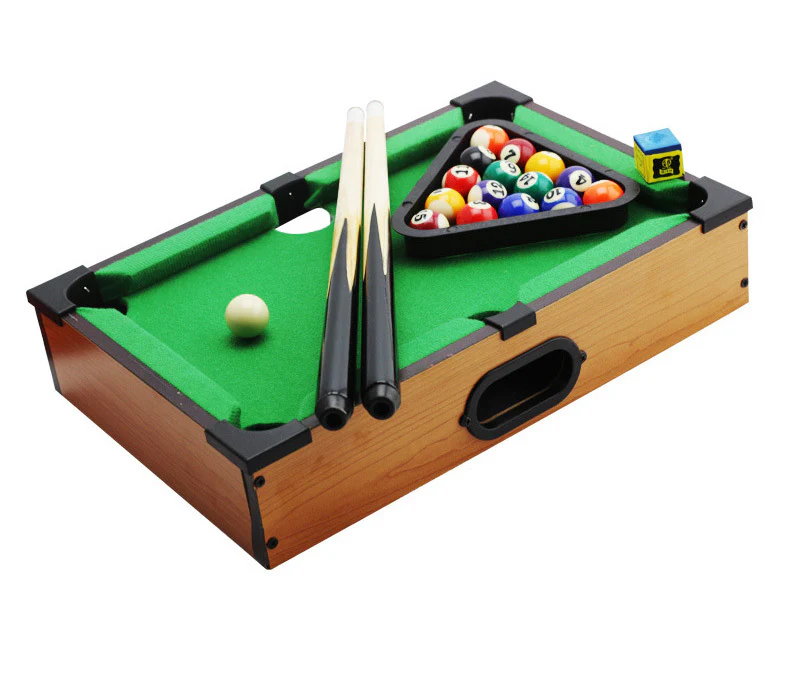 Mini Wooden Pool Table Billiard Game Set - Image 7
