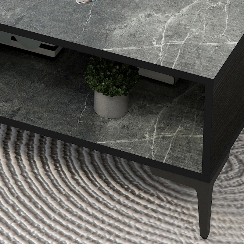 Minimalist Large Coffee Table with Storage - Image 7