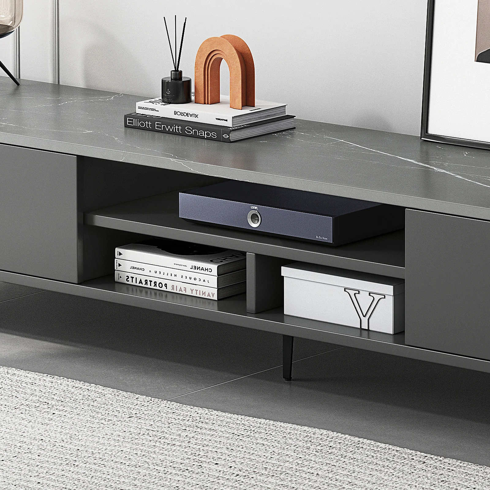 Minimalist TV Cabinet Entertainment Unit 160cm - Image 3
