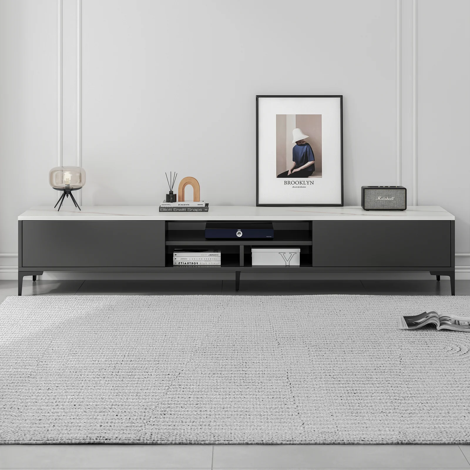 Minimalist TV Cabinet Entertainment Unit 160cm - Image 3
