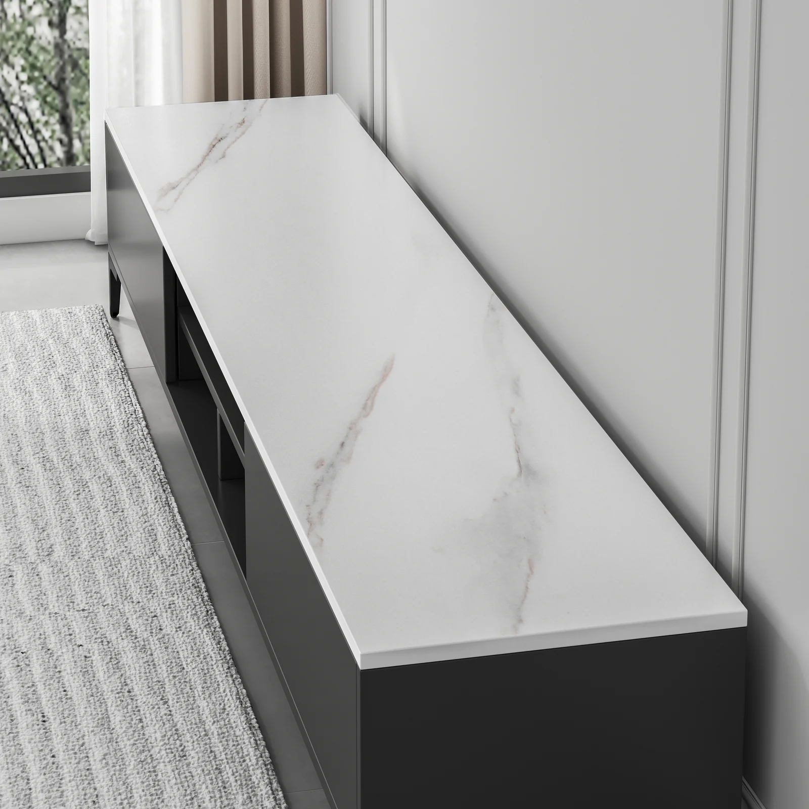 Minimalist TV Cabinet Entertainment Unit 160cm - Image 5