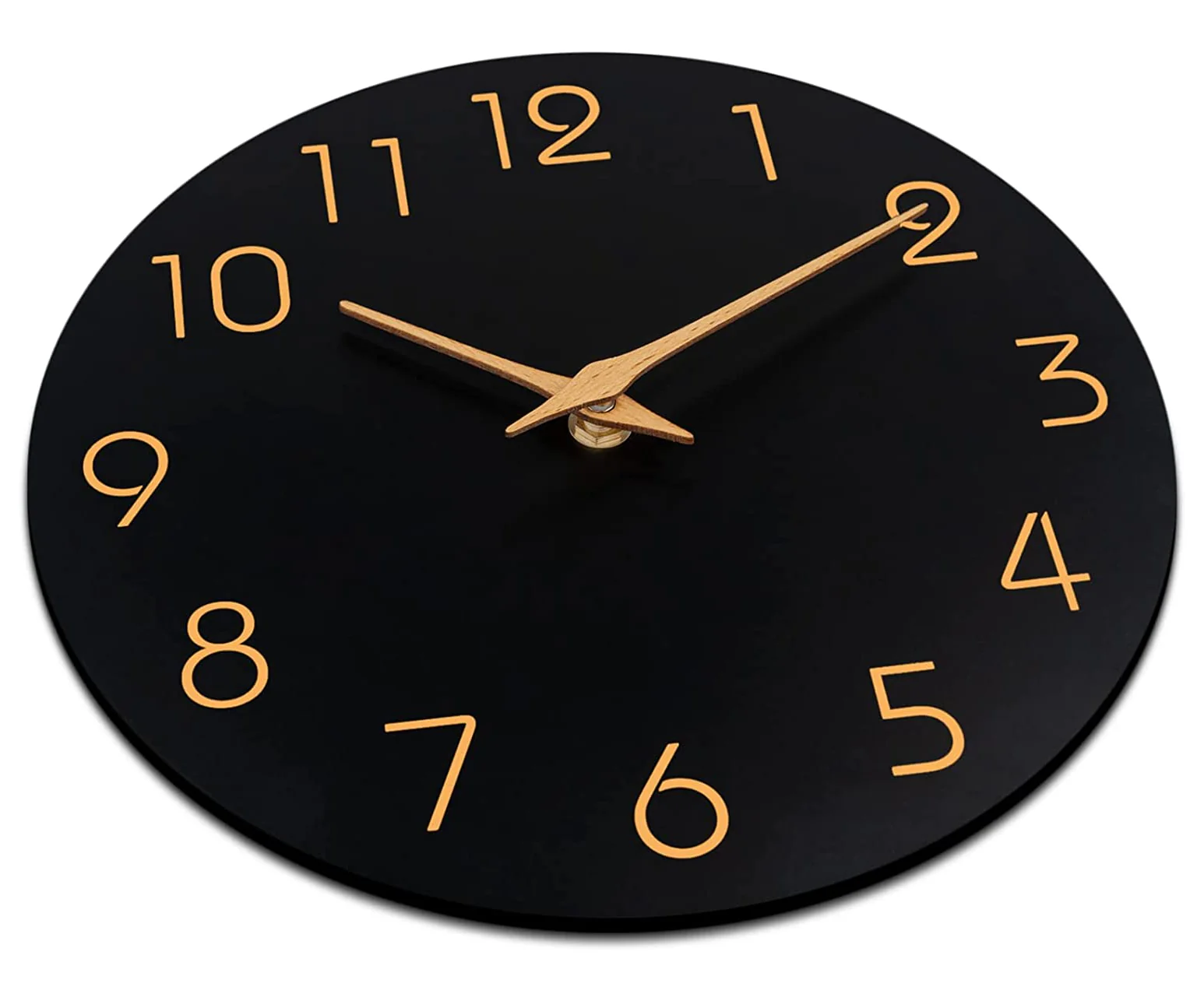 Minimalist Wooden Home Decor Black Wall Clock - Image 6