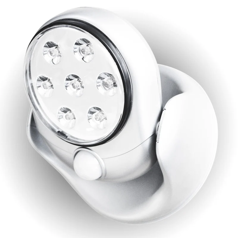 Motion Activated 360 Rotating 7 LED Wireless Motion Sensor Cordless Light - Image 12