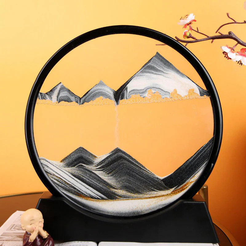 Moving Sand Art Sandscape 3D Painting Decor Ornament Cool Gift - Image 9